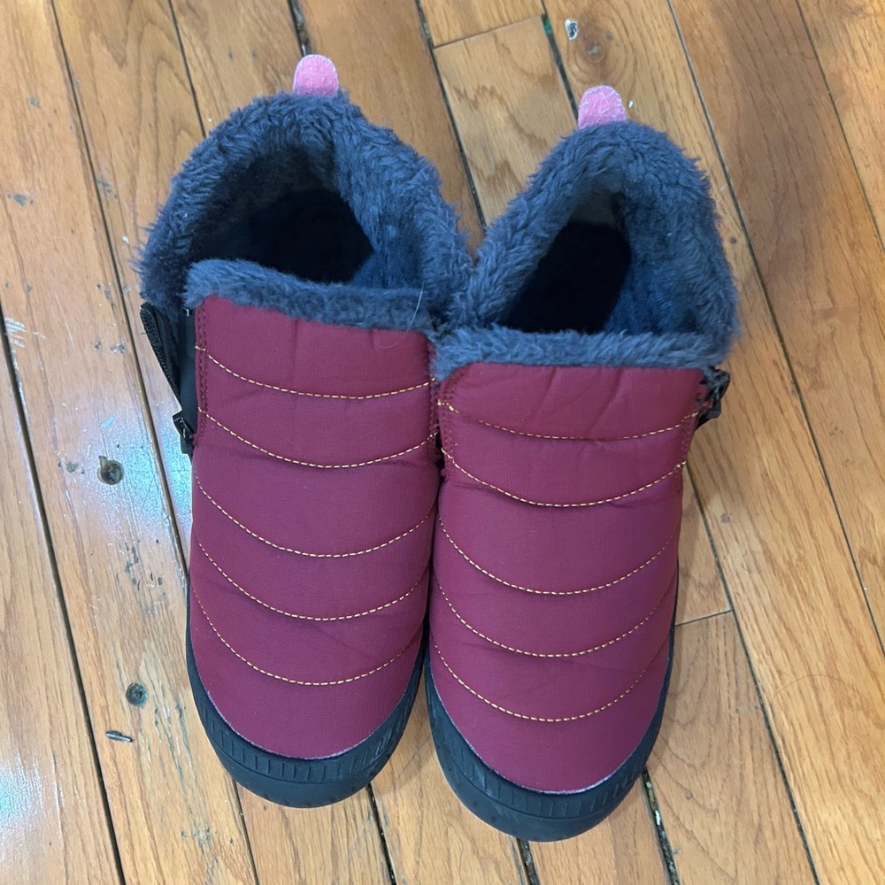 Classic Women's‎ Burgundy Slip-On Shoes